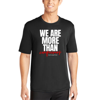 We Are More Than Conquerors Faith Baptist PosiCharge ® Competitor Tee Thumbnail