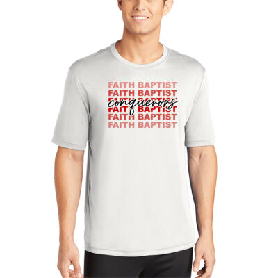 Faith Baptist Conquerors White PosiCharge ® Competitor Tee Thumbnail